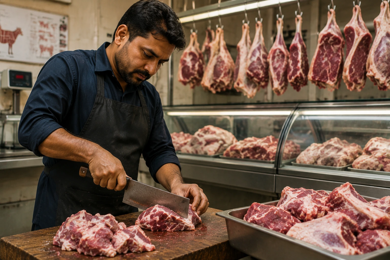 goat meat cuts